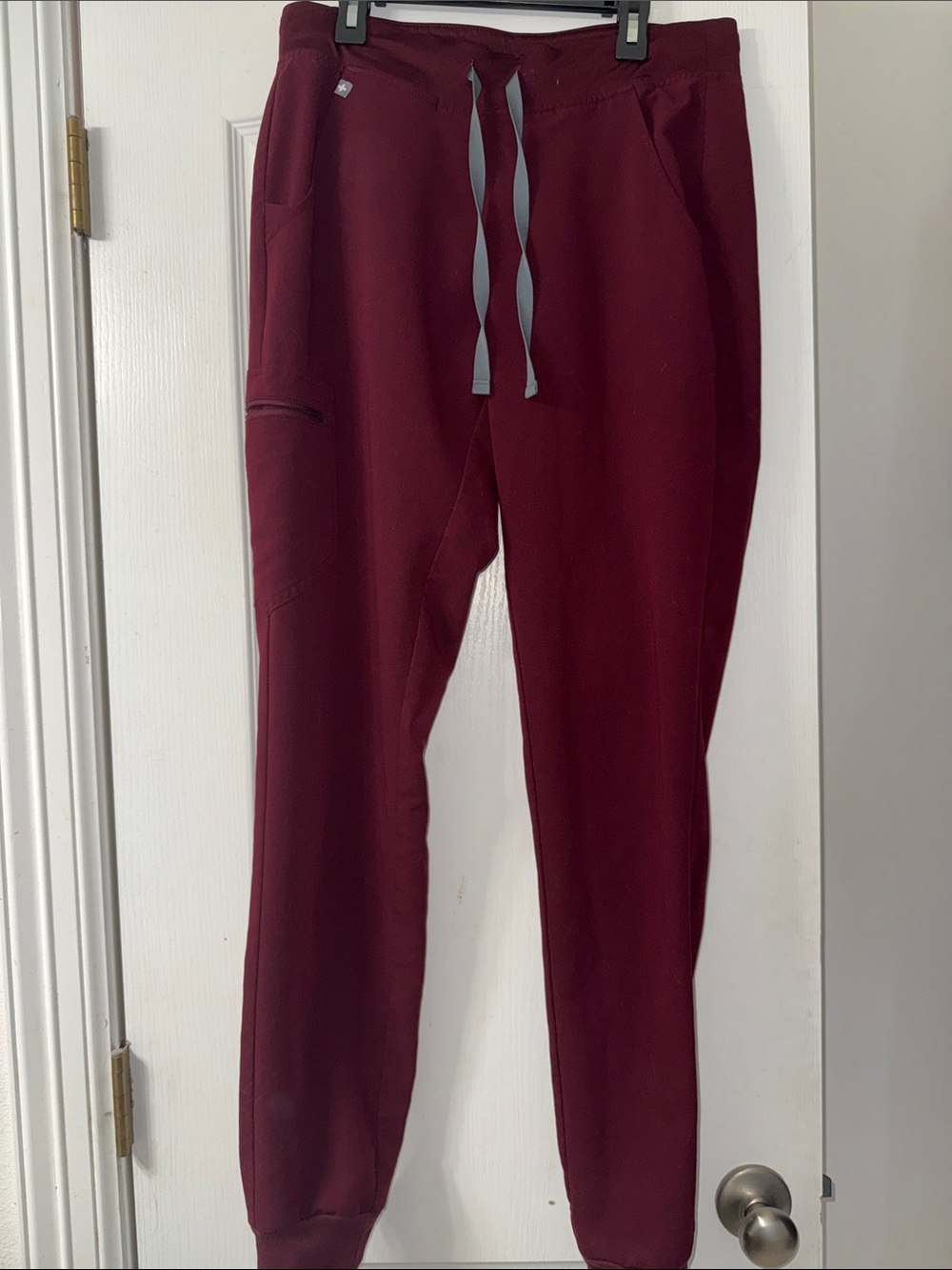 Fig Women’s Burgundy Jogger Scrub Pants